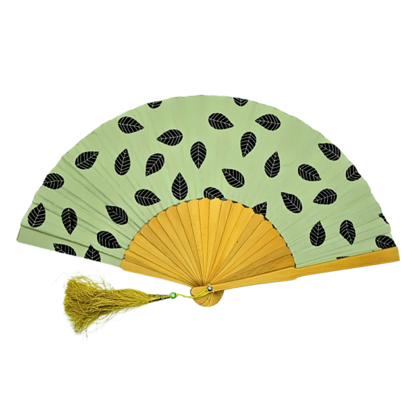 Srikandi Motif Cloth Hand Fan - Image 3
