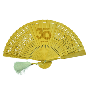 Srikandi Kayu Grafir Hand Fan