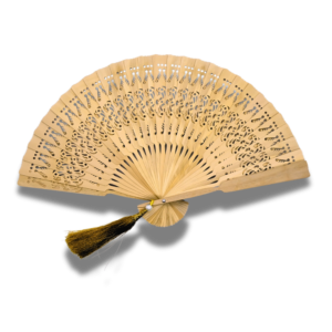 Srikandi Kayu Ukir Hand Fan